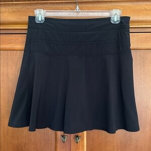 Athleta Classic Everyday Active Skirt Skort Black Women’s Size 8